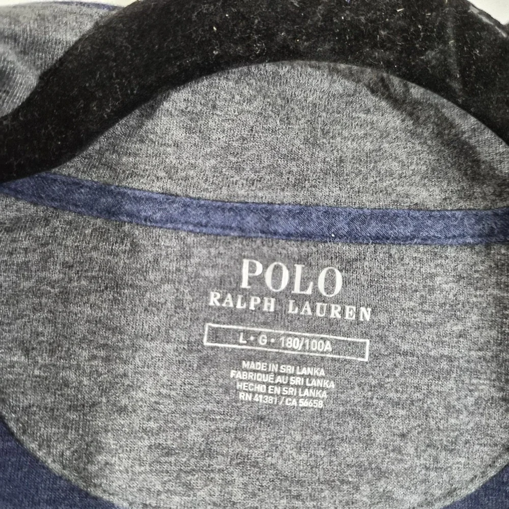 Polo Ralph Lauren Quarter Zip Pullover Sweatshirt Navy Blue Pony Logo Men's...